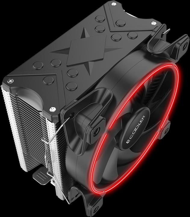 Actual product image Pccooler GI-X5R Corona Red (148 mm)