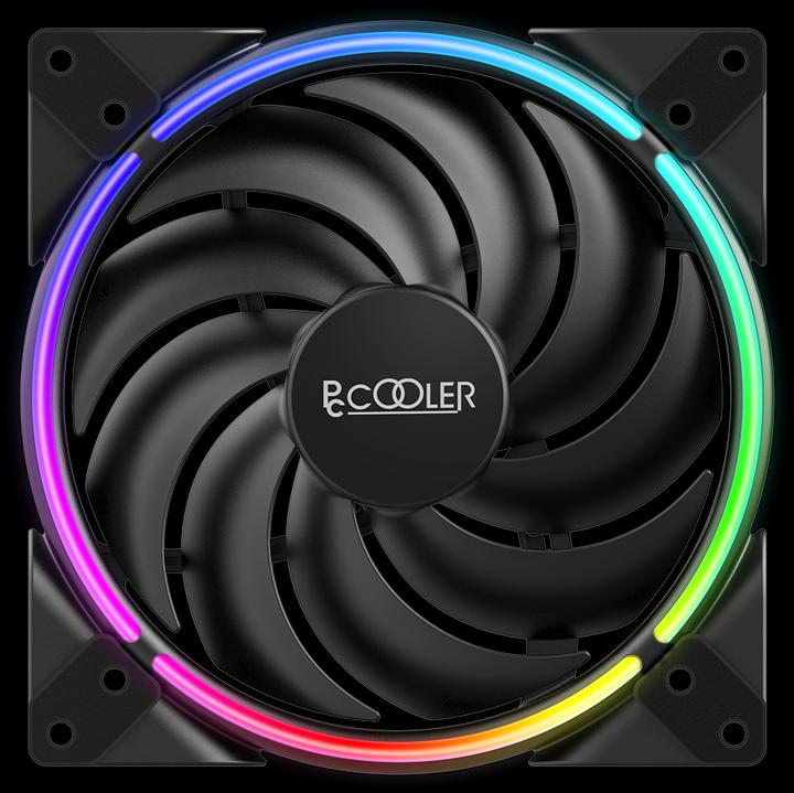 Actual product image Pccooler Corona Max 140mm FRGB (140 mm, 1 x)