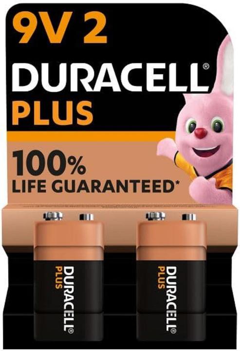 Produktbild Duracell Plus Power (2 Stk., 9V Block, 580 mAh)