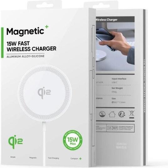 Produktbild Duzzona W18 Qi2 Wireless Charger mit MagSafe (15 W)