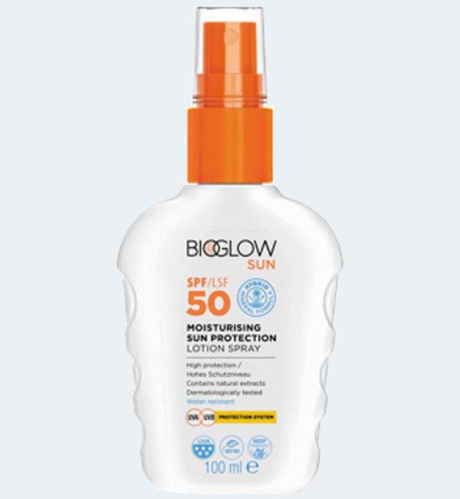 OSMA-Werm BioGlow Sonnen Spray LSF50 100ml wasserfest (Sonnenspray, SPF 50, 100 ml)