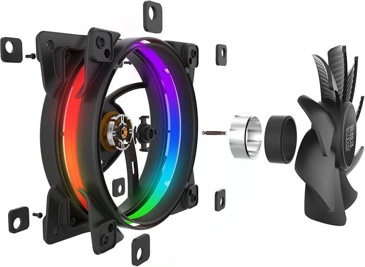 Image du produit Pccooler CORONA FRGB Pack 5in1 (120 mm, 5 x)