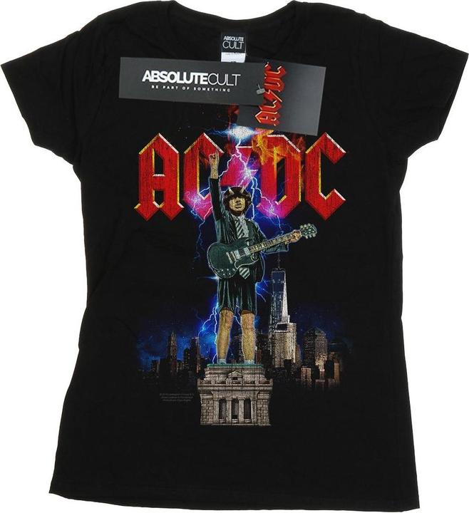 Actual product image AC/DC Womens/Ladies Angus NYC Cotton T-Shirt (XL)
