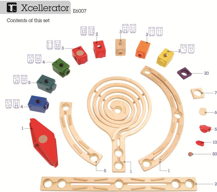Actual product image Hape xcellerator