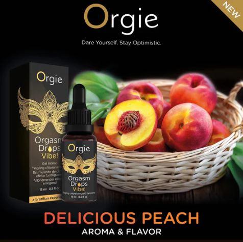 Actual product image Orgie Orgasm Drops Vibe (15 ml)