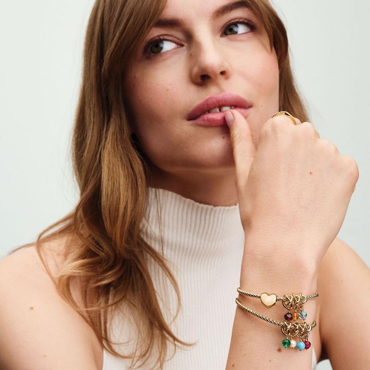Produktbild Pandora Moments Geburtsstein Januar (Sterlingsilber, Metall vergoldet in 14K)