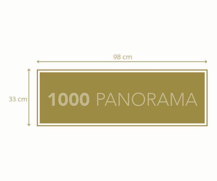 Actual product image Clementoni Panorama Meer Strand teilig (1000 pieces)