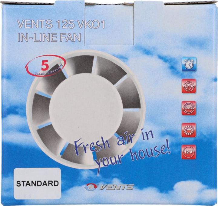 Immagine prodotto Vents Ventilatore di inserimento tubi 125 VKO1