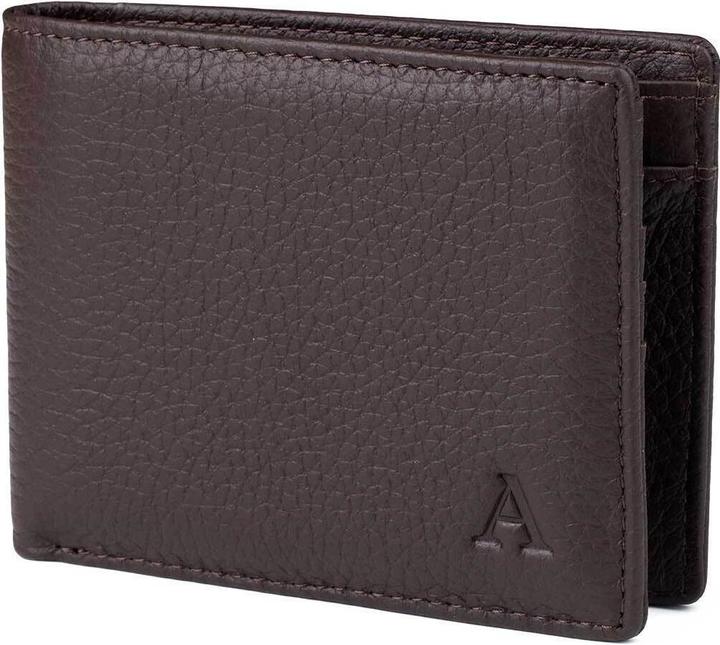Image du produit Aarni Deer leather wallet with coin pocket, dark brown