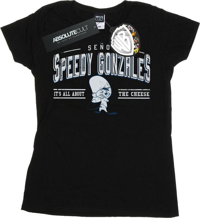 Immagine prodotto Looney Tunes Speedy Gonzales All About Cheese Maglietta Donna (XXL)