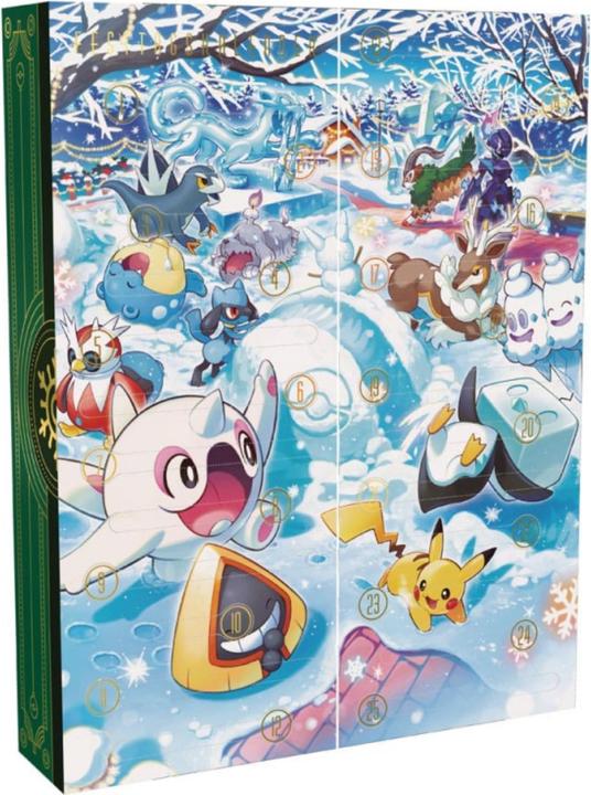 Actual product image Pokémon Festive calendar