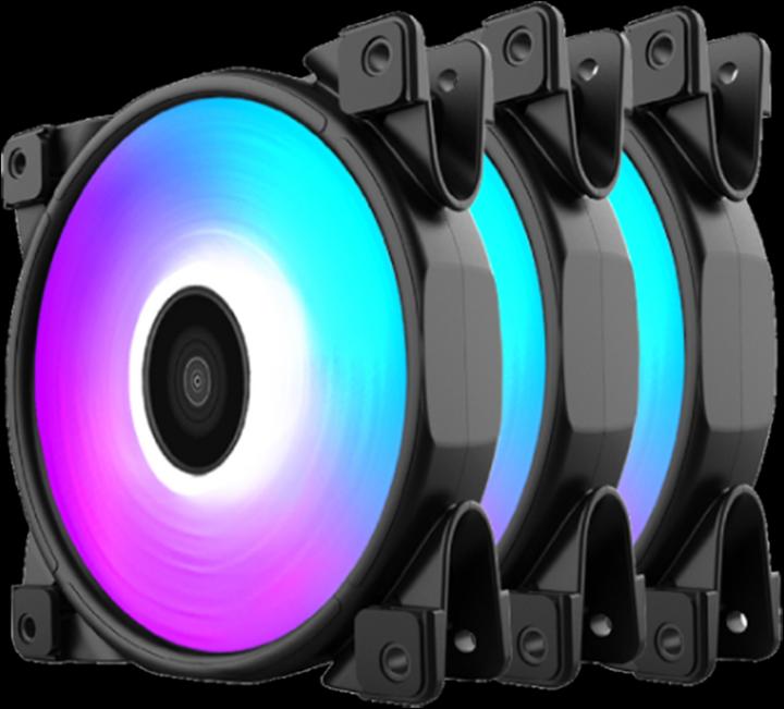 Produktbild Pccooler Halo RGB 3 in 1 (120 mm, 3 x)