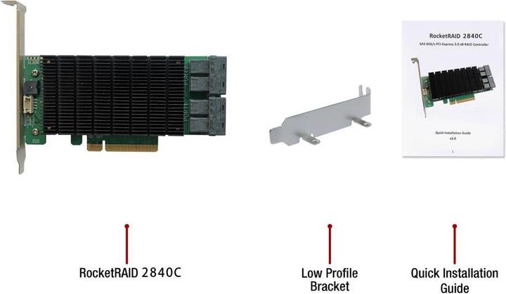 Immagine prodotto HighPoint Controller RAID RocketRAID 2840C