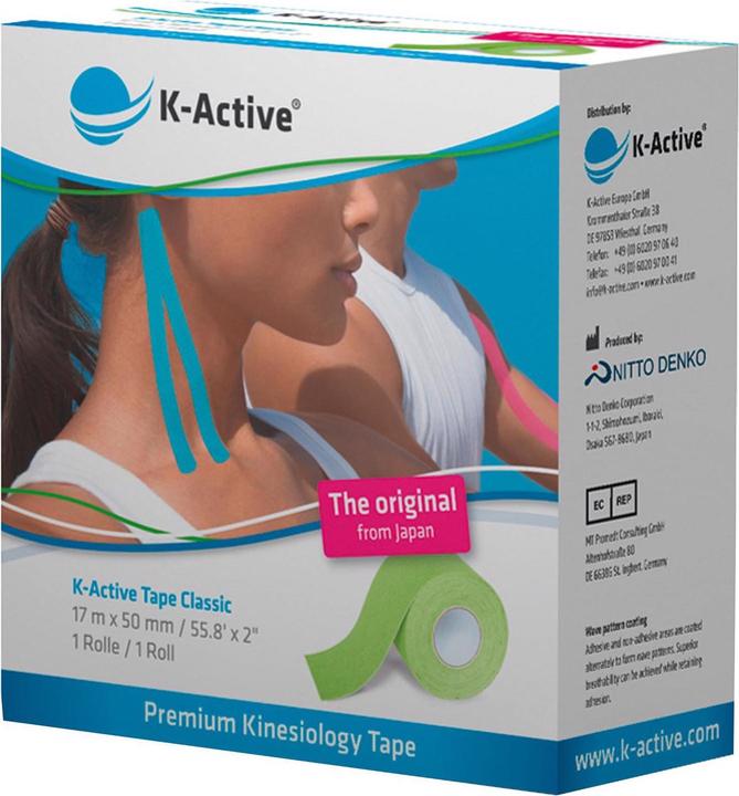 Actual product image K-Active Tape Classic Green (0.17 m)