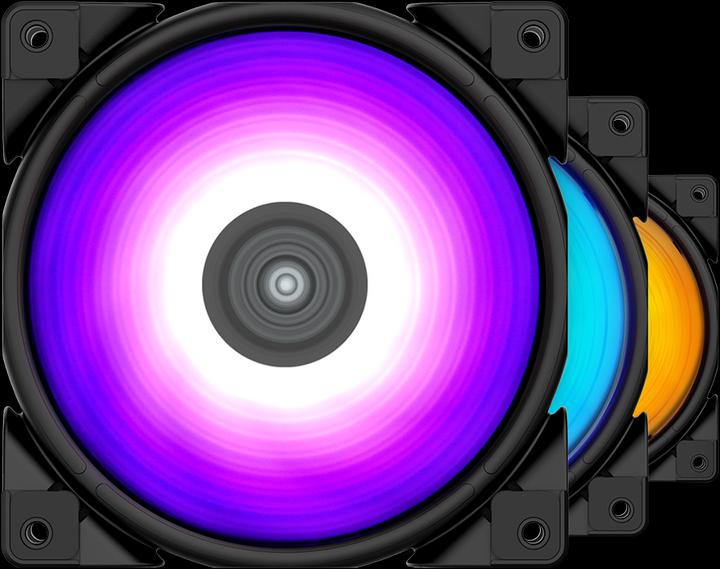 Produktbild Pccooler Halo RGB 3 in 1 (120 mm, 3 x)