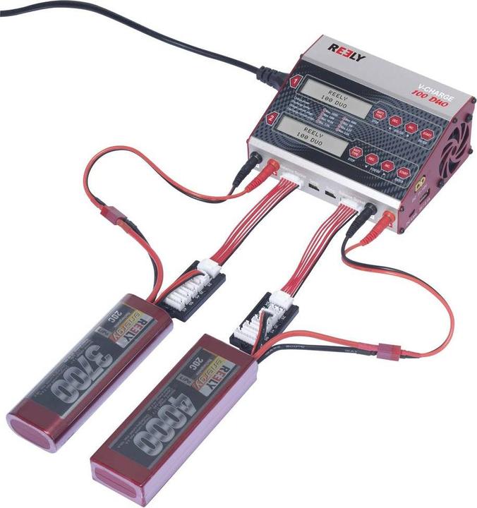Produktbild Reely V-Charge 100 Duo Modellbau-Multifunktionsladegerät 12 V, 230 V 10 A