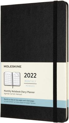 Produktbild Moleskine Monatskalender L 2021 A5 855951 HC schwarz, 1M/2S, liniert (A5, Harter Einband, Englisch)
