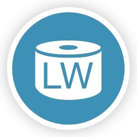 Actual product image Dymo S0929120 square multi-purpose labels
