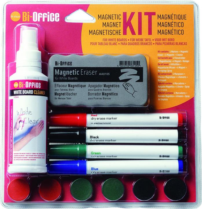 Produktbild Bi-Office Earth-it Kit (Grün, Rot, Schwarz, Blau, 2 mm, 4 x)
