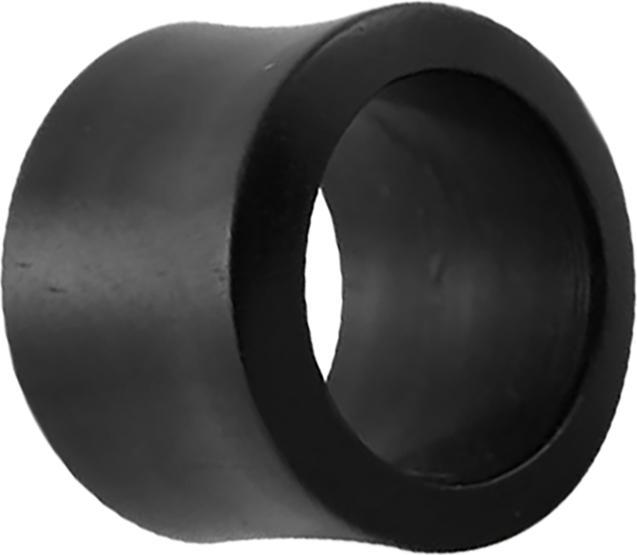 Star Piercing Flared Tunnel aus Areng Holz (ohne Messing, Organisch)