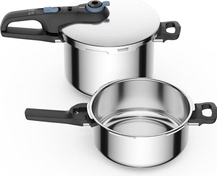 Produktbild Tefal P2584301 Secure (22 cm, Dampfkochtopf, Kochtopf, Edelstahl)