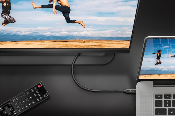 Actual product image Goobay USB Typ C — HDMI (Typ A) (1.80 m, USB Type C, HDMI)