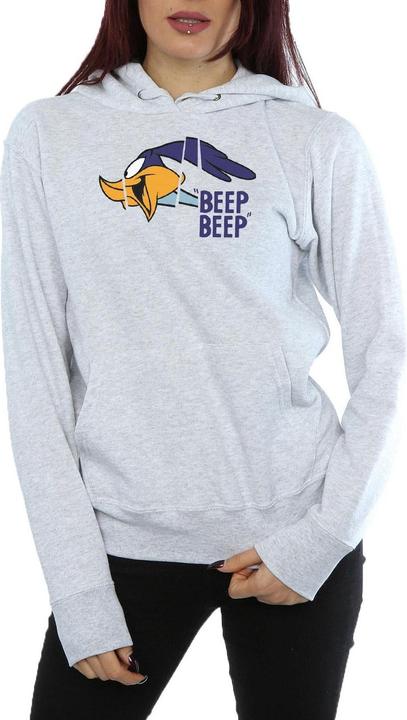 Actual product image Looney Tunes Womens/Ladies Road Runner Beep Beep Hoodie (L)