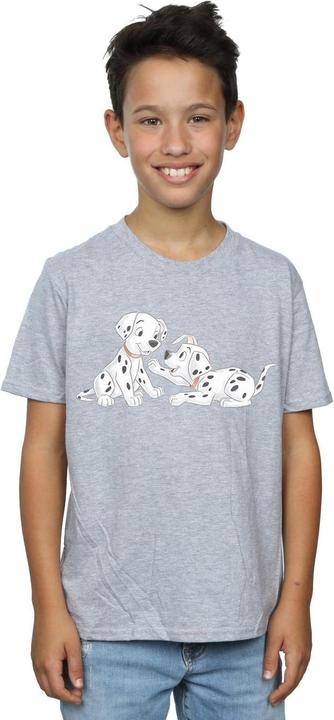 Actual product image Disney Boys 101 Dalmatians Watercolour Friends T-Shirt (152, 158)