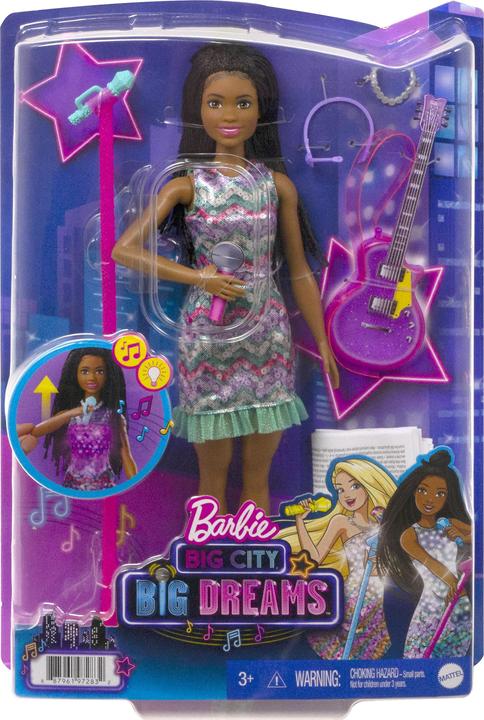 Produktbild Barbie Big City Big Dreams Sängerin - Brooklyn