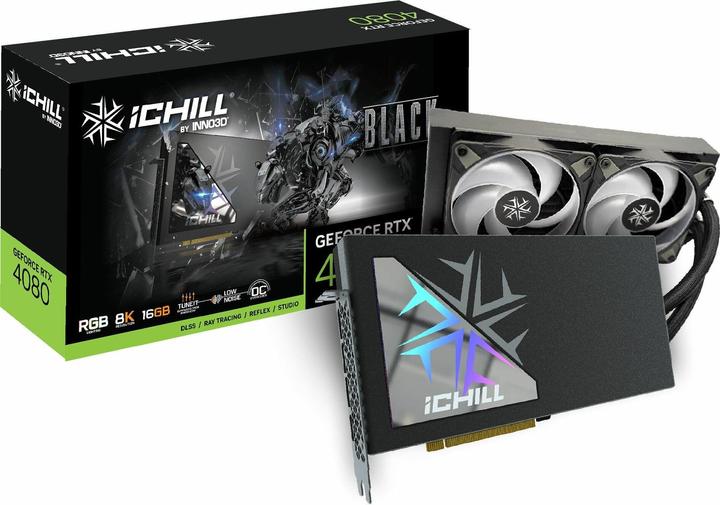 Actual product image Inno3D GeForce RTX 4080 iChill Black (16 GB)