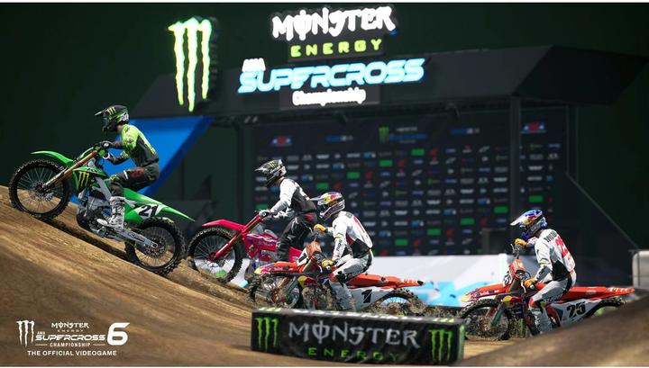 Actual product image Milestone Monster Energy Supercross - The Official Videogame 6 (PS4, DE, FR, IT)