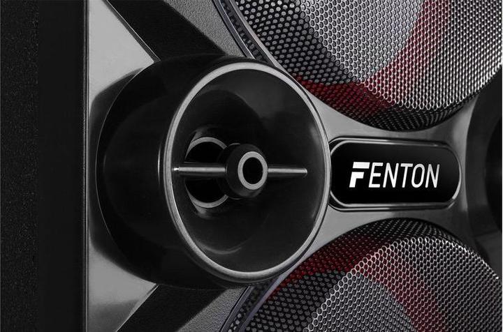 Image du produit Fenton Machine de karaoké Loudspeaker LIVE2104 noire (Actif, 1x 400 W)