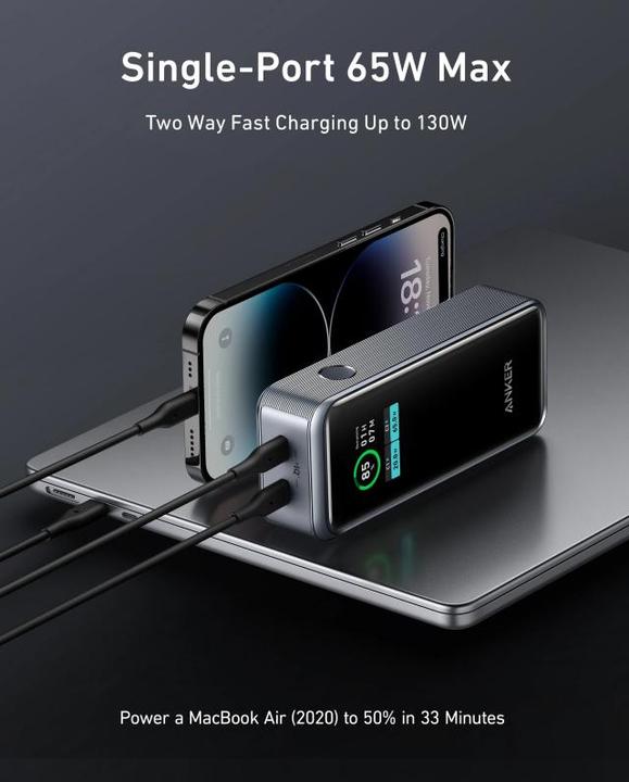 Actual product image Anker Prime Black (12000 mAh, 130 W)