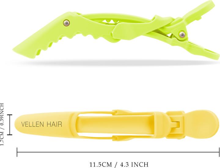 Actual product image Vellen Hair Aligator hair clips set of 6 (6 pcs.)