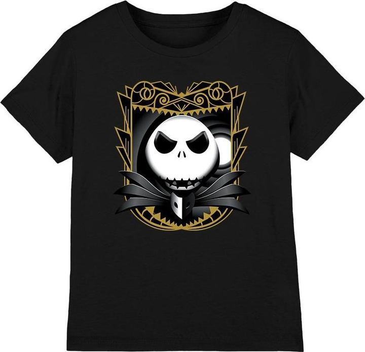 Actual product image The Nightmare Before Christmas Childrens/Kids Jack Skellington Shaded T-Shirt (140)
