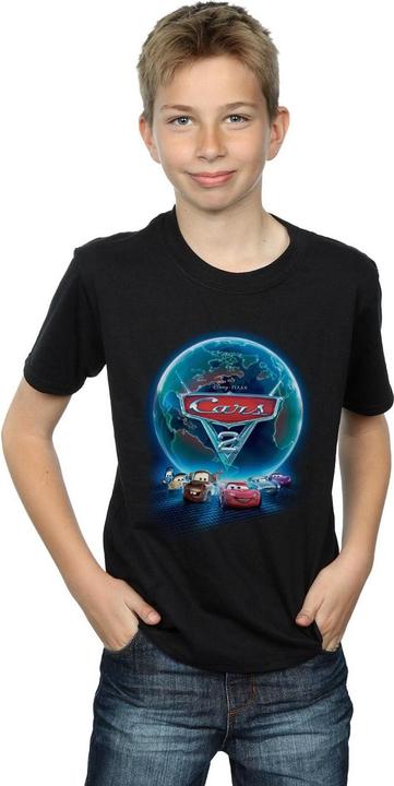 Image du produit Disney - T-shirt CARS GLOBE MOVIE POSTER - Garçon (152, 158)
