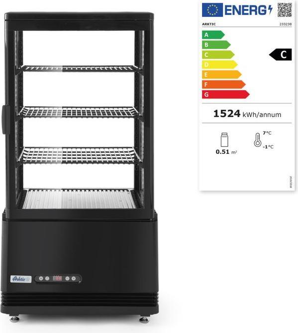 Actual product image Hendi Top refrigerated display cabinet 68 litres 452x406x(H)891mm - sc (68 l)
