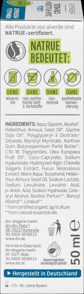 Actual product image dm alverde Aqua cream gel (Day cream, Face gel)