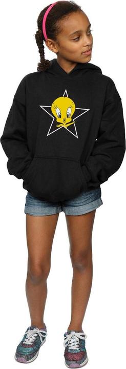 Actual product image Looney Tunes Girls Tweety Pie Star Hoodie (128)