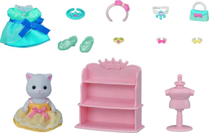 Actual product image Sylvanian Families SYL princesses dressing set with figure