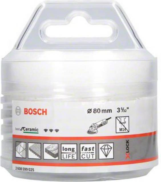 Produktbild Bosch Professional Zubehör PRO Core Cutter dry X-Lock, 80 x 35 mm (80 Millimeter)