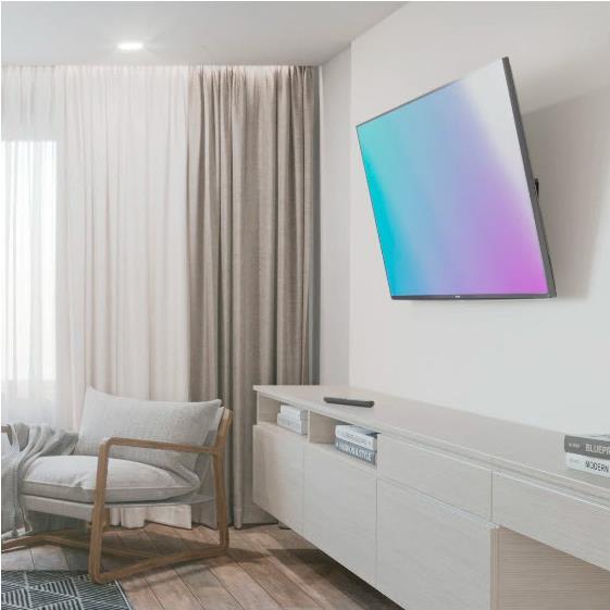 Produktbild Hama TV-Wandhalterung, neigbar, 165 cm (65") bis 35 kg, Wandabstand 2,8 cm (Wand, 65", 35 kg)