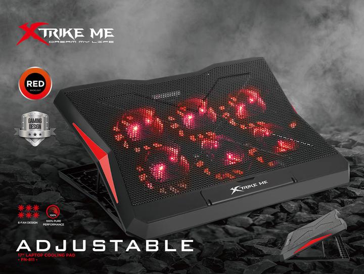 Produktbild Xtrike Me NOTEBOOK COOLER 17" FN811 BACKLIGHT