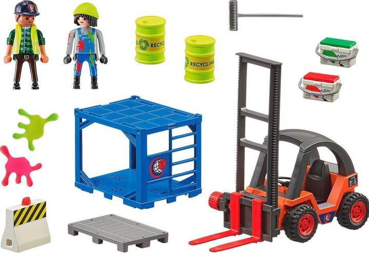 Image du produit Playmobil Chariot élévateur avec cargaison (70770, Playmobil City Action)