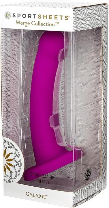 Actual product image Sportsheets Nexus Galaxy Dildo Plum