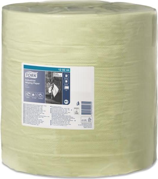 Produktbild Tork Wischtücher Idustrie W1 37x34cm 2-lagig grün 1500 Tücher (1500 x)