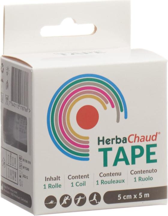 Image du produit HerbaChaud Tape 5cmx5m noir (5 m)