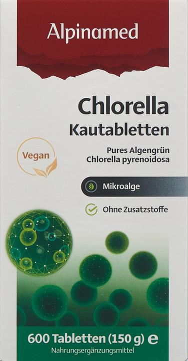 Actual product image Alpinamed Chlorella Tabl (600 Piece, Pills, 212 g)