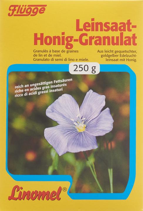 Produktbild Flügge Leinsaat Honig Granulat (1 Stück, Granulat, 250 g)