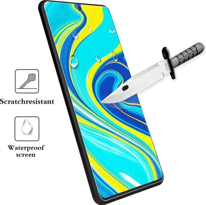 Produktbild Screenguard Xiaomi Redmi Note 9 Pro Panzerglas Schutzfolie Case Friendly Design (1 Stück, Xiaomi Redmi Note 9 Pro)